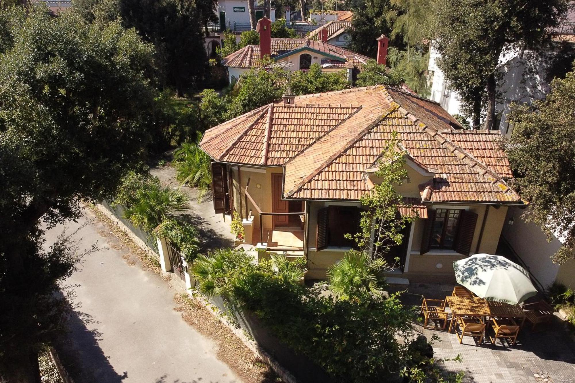 Exclusive Charming Villa - Free Parking 400 Mq Garden - Rome Airport - Roseto Villa Dream Fregenae Eksteriør billede