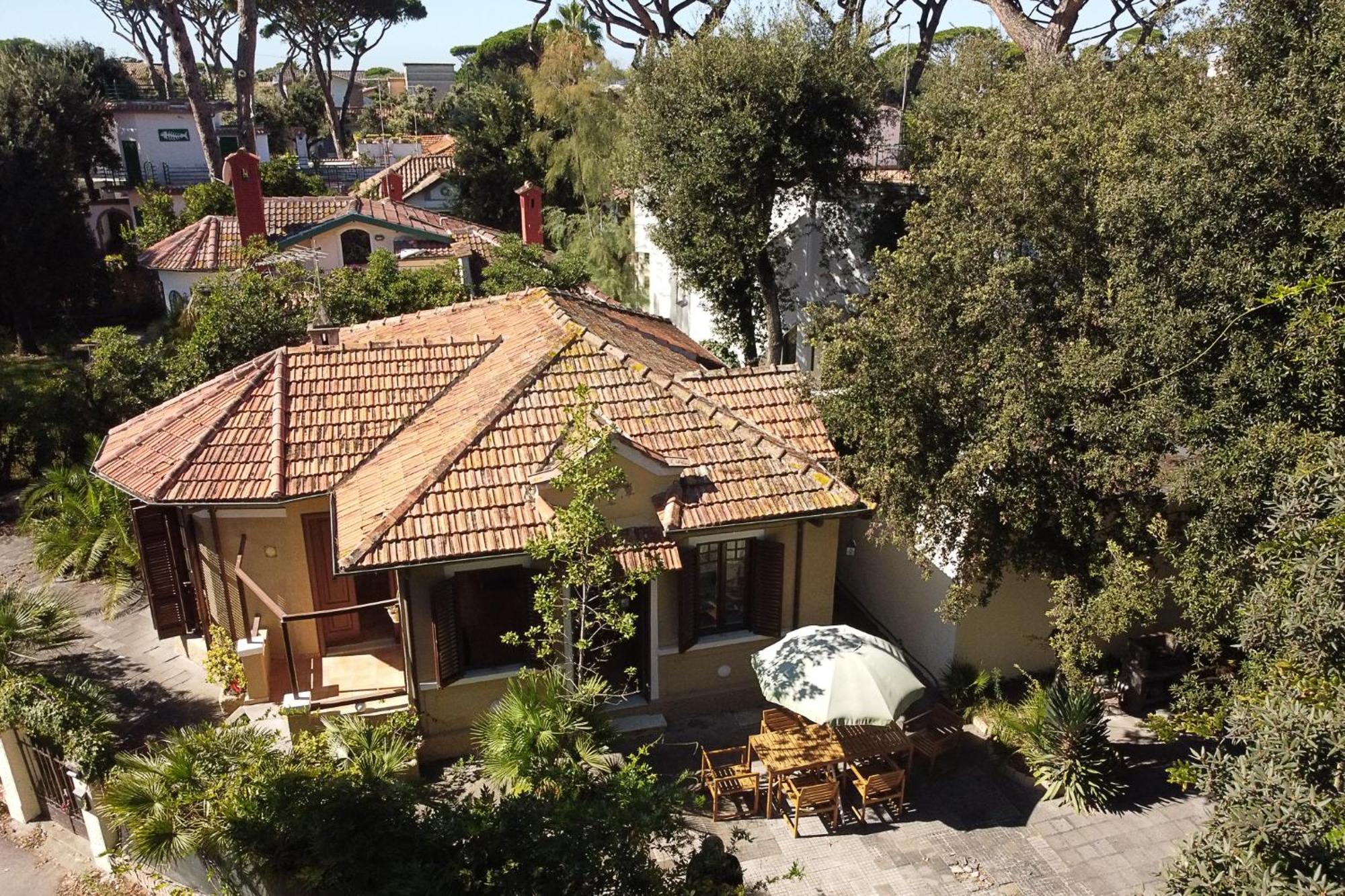 Exclusive Charming Villa - Free Parking 400 Mq Garden - Rome Airport - Roseto Villa Dream Fregenae Eksteriør billede